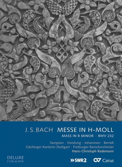 Freiburger Barockorchester & Hans-Christoph Rademann - J.S. Bach: Messe in H-Moll Mass in B Minor BWV 232 (3 CD)