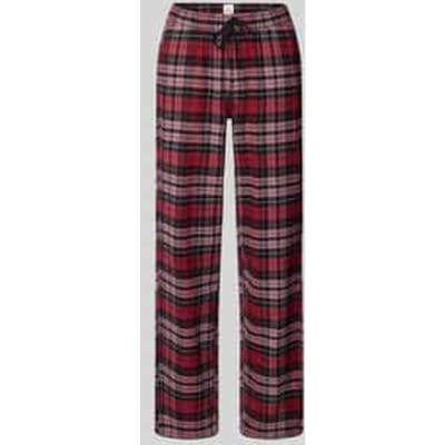 Pyjamabroek met elastische band en tunnelkoord
