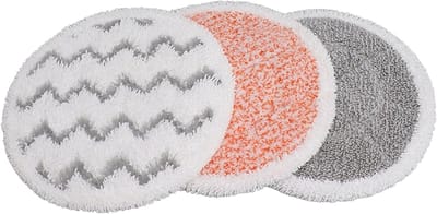 Vervangende Stoom Mop Pads - 6 Stuks Wasbare Scrub Pads voor Stoomvloermoppen, Geschikt voor Diverse Modellen en Optimaal Schoonmaken