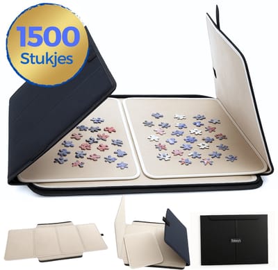 Tobey's Puzzelmat - T/m 1500 stukjes - 94x67 - Inklapbaar Puzzelbord - Puzzeltafel - Puzzelplaat - Puzzelmap - Puzzelkoffer - Portapuzzle