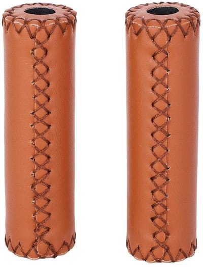 Fietshandvatten Stuurgrepen - Fietsgrepen Stuur - Comfortabel Fietsen - Ergonomisch Antislip - 12 cm Lengte - Bruin