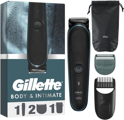Gillette Intimate Trimmer - Intieme Zone Trimmer en Bodygroomer Voor Mannen - voor de Schaamstreek