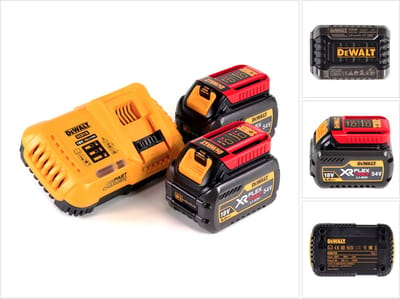 DeWalt DCB 118 T2 XR FLEXVOLT starterset + 2x accu 6,0 Ah