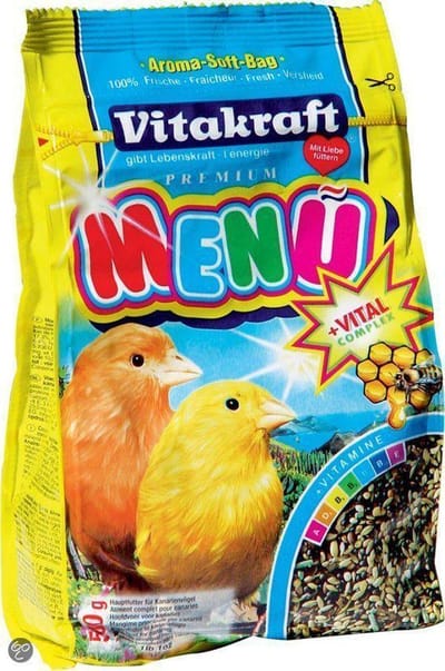 Vitakraft kanariezaad premium menu - 500 gr