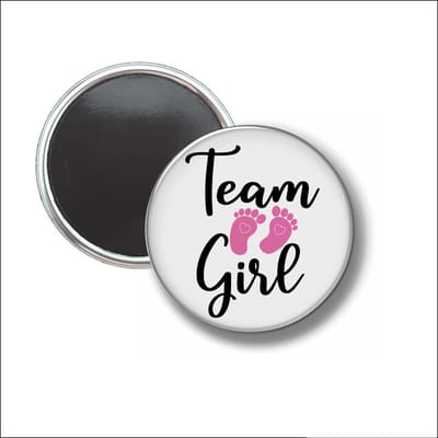 Button Met Magneet 58 MM - Team Girl - NIET VOOR KLEDING