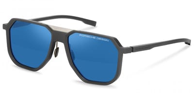 Porsche Design P8980 Grey/grey blue 58/18/150 MAN Zonnebrillen