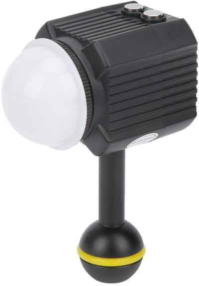 Vt products - Onderwatervideolicht - 60M Waterdicht - Perfect voor Duikfotografie - LED-videolicht - 7500K - Geschikt voor DSLR-camera - Compact ontwe