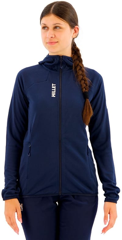 Millet Lokka Iii Fleece Met Kap Blauw L Vrouw