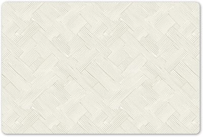 Placemats 45x30 cm - Placemat kunststof - 1 stuk - Textuur - Abstract - Beige - Borden onderleggers - Decoratie voor op tafel - Keuken tafeldecoratie accessoires - Vinyl onderlegger - Tafelversiering