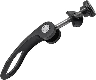 Fiets Zadelpenklem - Snelklem Zadelpen - Zadelhoogte Verstellen - Gereedschapsloze Installatie - M5x45mm - Zwart