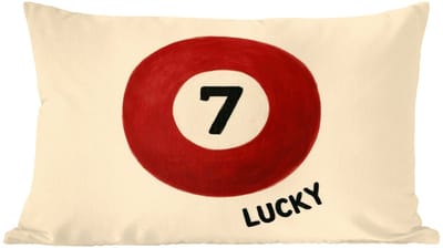 Sierkussens - Kussentjes Woonkamer - 60x40 cm - Cirkel - Zeven - Lucky - Rood