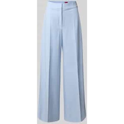 flare-fit wijdte broek met viscose model 'HUZILI'