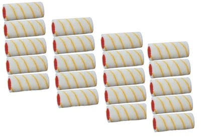 20x verfroller / vachtrollers - 10 cm - verfrollers voor het schilderen van wanden en plafonds