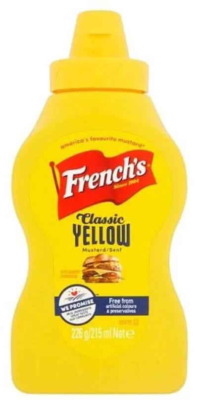 French’s Classic Yellow Mustard 226g – Originele Amerikaanse Mosterd – Perfect voor Hotdogs & BBQ