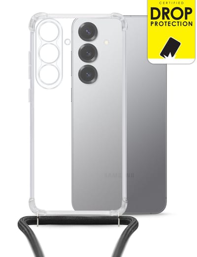 My Style Doorzichtig Telefoonhoesje geschikt voor Samsung Galaxy S26 Plus Flexibel TPU | My Style Loop Hoesje met koord | Doorzichtig Hoesje Galaxy S26 Plus - Transparant