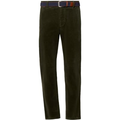 Babista herren Corduroy Broek - 32 - donkergroen - Plus Size