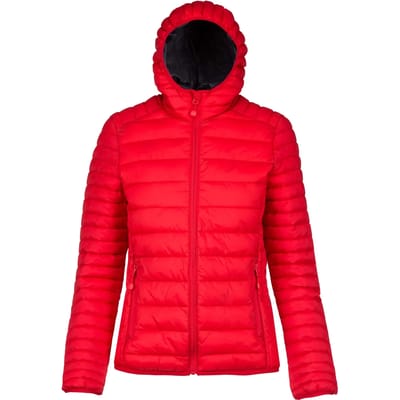 Kariban Ladies' lightweight hooded padded jacket K6111 - Red - XXL