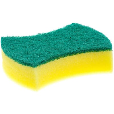1 stuks Spons Afwasbak Kom Pot Pan Schrobben Reinigingsspons Keuken Reinigingsgereedschap yellow