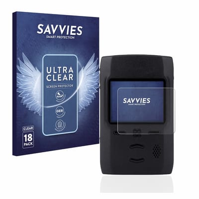 Savvies - Screenprotector voor Motorola Advisor TPG2200 - Folie Beschermfolie transparant 18 Stuks