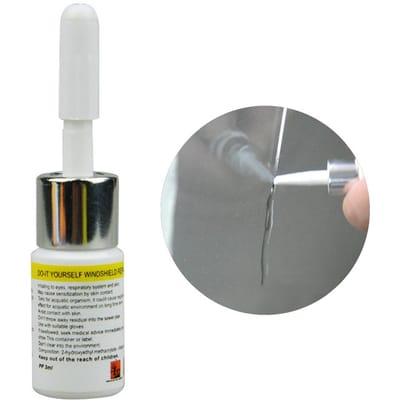 Auto Voorruit Gebarsten Reparatie Tool Auto Ruit Telefoonscherm Reparatie Kit Glas Uithardende Lijm Auto Glas Kras Barst Herstel gray