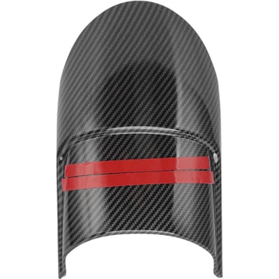 230mm Motorfiets Voorwiel Spatbord Verlengstuk Verlenging Koolstofvezel Stijl Vervanging voor SUZUKI black