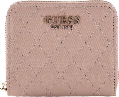 Guess Yarmilla SLG Small Zip Around Dames Portemonnee - Taupe - One Size