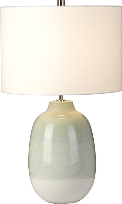Moderne Tafellamp - Steady Lighting - Kunststof - Modern - E27 - L: 36cm - Voor Binnen - Woonkamer - Eetkamer - Groen