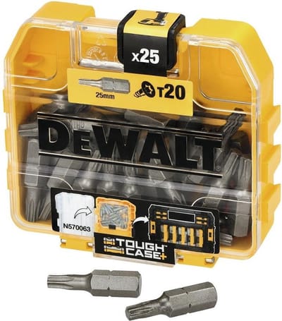 Dewa DT7961 Tic Tac Box Torx Bits T20 Set 25 bitjes per verpakking