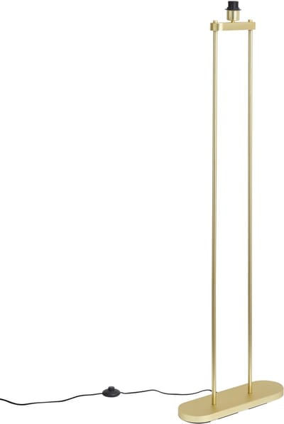QAZQA thijmen - Moderne Vloerlamp | Staande Lamp - 1 lichts - H 150 cm - Goud/messing - Woonkamer
