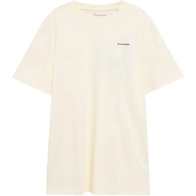 T-shirt met print op de rug biologisch katoen KnowledgeCotton Apparel