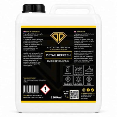 DETAILERS DELIGHT DETAIL REFRESH – QUICK DETAIL SPRAY 2.5L
