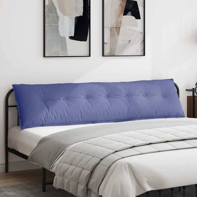 vidaXL - Rugkussen - Jeans - Blauw - 200 - x - 19 - x - 50 - cm - Stof