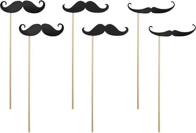 Foto props snor 6 stuks