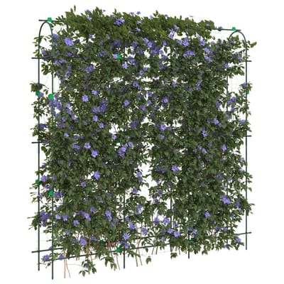 Vidaxl Tuinkas voor Klimplanten, Afgerond, 181X31X182,5 Cm, Staal