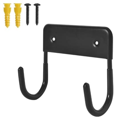 Dailygoods - Duurzame strijkplankhouder - Wandhouder voor strijkplank - Ruimtebesparend en praktisch - Zwart - Strijkplankhaak - Ideaal voor kleine ru...