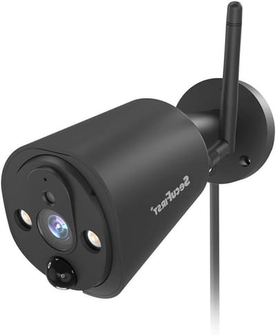 Extra Camera - Beveiligingscamera Uitbreiding - Huisbewaking Uitbreiden - 2K 3MP Resolutie - 1 Camera - Zwart