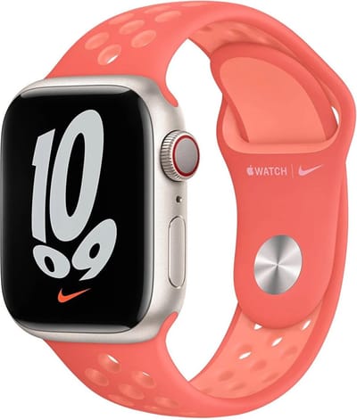 Apple Watch Nike Sportbandje  - 41mm - Magic Ember/Crimson Bliss - voor Apple Watch SE/5/6/7