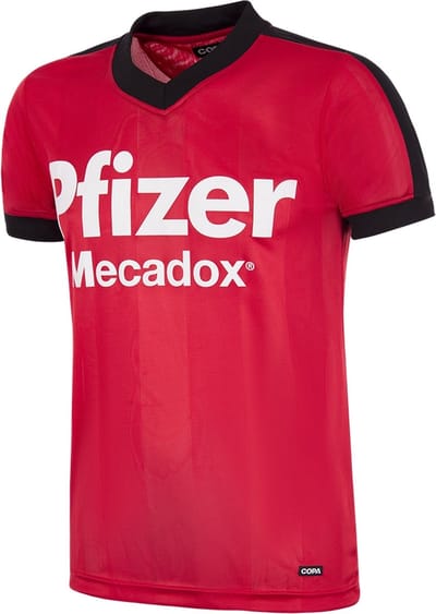 COPA - Stade Rennais F.C. 1984/85 Retro Voetbalshirt - Heren - Rood - M