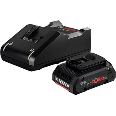 Bosch Professional 1600A01U7U ProCORE18V 4.0Ah + GAL 18V-40 Professional Accu en acculader voor gereedschap 18 V 4 Ah Li-ion