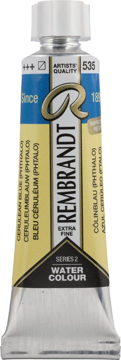 Rembrandt Aquarelverf Tube 10 ml Ceruleumblauw (Phtalo) 535