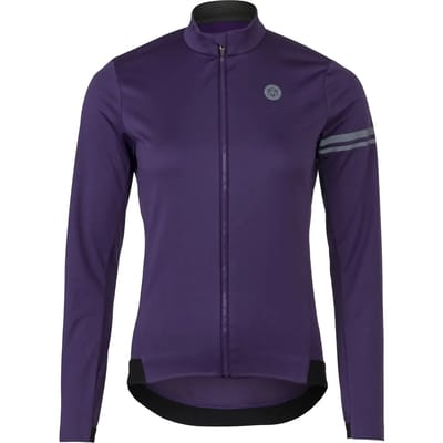 AGU Performance - Winterjack Dames - Fietsjack - Softshell - Winddicht en Waterafstotend - Reflecterend - 3 Achterzakken - Paars - XS