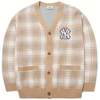 MLB New York Yankees Gebreide Trui Unisex trui Bruin 3AKC00121-50BGS L beige