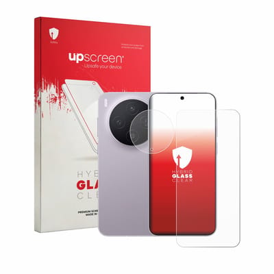 upscreen - Screenprotector voor Vivo X300 (Voor+Camera) - Folie Beschermfolie Beschermglas transparant