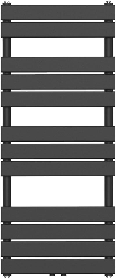 BELRAD Badkamer radiator 1200x500mm - Zwart - Middenaansluiting - 593W