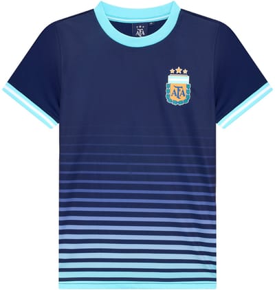 Argentinië Uit Shirt Kind - Maat 116 t/m 164 - Voetbalshirt voor Kinderen - Officiële AFA Fanmerchanidse