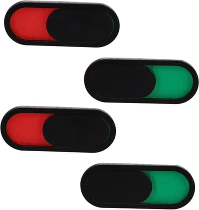 Deurbordjes Privacy - Bezet Vrij Borden - Kantoor Toilet - Duurzaam Organisch Materiaal - 10x4cm 10 Sets
