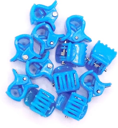 Haarklemmetjes mini blauw