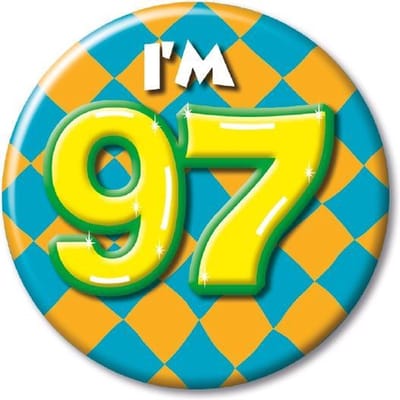 Button klein - i'm 97 Fun gifts
