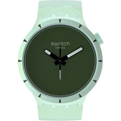 Swatch Mouvement Quartz Série Terre Plante Céramique Mode Étanche 30m Montre Montres Unisexes Vert SB03G100 SB03G100 black