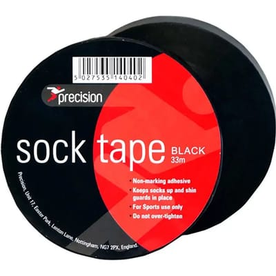 Precision Sokkentape 33 M X 19 Mm Pvc Zwart 10 Stuks